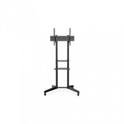 Stojak mobilny pojedynczy z półką, 1xLCD max. 70&quot;max. 50kg