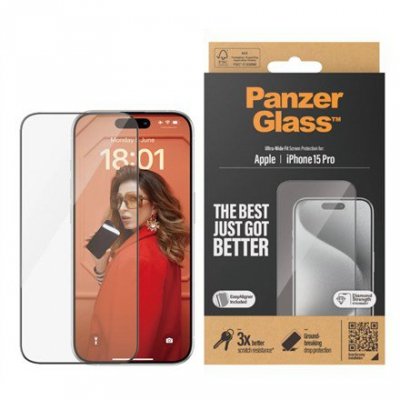 PanzerGlass Ultra Wide Fit Przezroczysta ochrona ekranu Apple 1 szt.