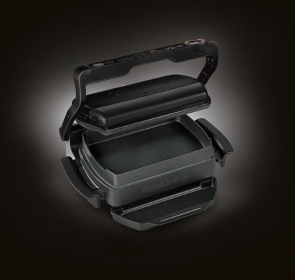 Grill elektryczny Tefal OptiGrill+ GC 714834  (Forma do pieczenia; składany; 2000W; kolor czarny)