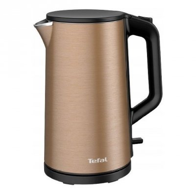 TEFAL | Czajnik | KI583C10 | Elektryczny | 2000 W | 1,5 L | Stal nierdzewna | Podstawa obrotowa 360° | Złoto