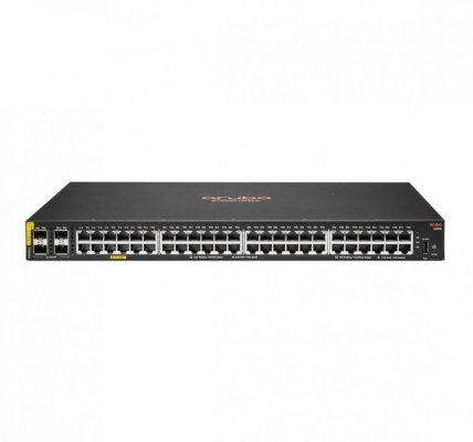 Aruba 6000 48G Class4 PoE 4SFP 370W Zarządzany L3 Gigabit Ethernet (10/100/1000) Obsługa PoE 1U