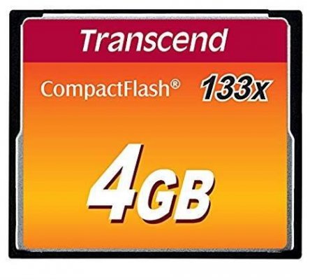 Transcend TS4GCF133 pamięć flash 4 GB Karta pamięci CompactFlash MLC