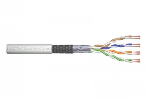 Digitus Kabel typu linka kat.5e, SF/UTP, AWG 26/7, PVC, 305m, szary, karton