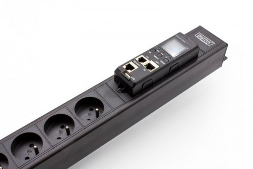 Digitus DN-IP-V-2-18E rozdzielacz zasilania PDU 18 x gniazdo sieciowe 0U Czarny