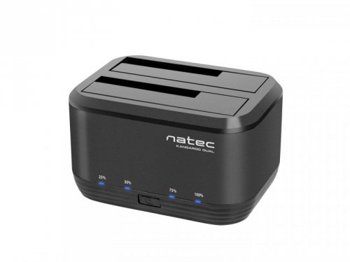 Stacja dokująca NATEC Kangaroo NSD-0955 (2.5&quot;, 3.5&quot;; USB 3.0; czarny)