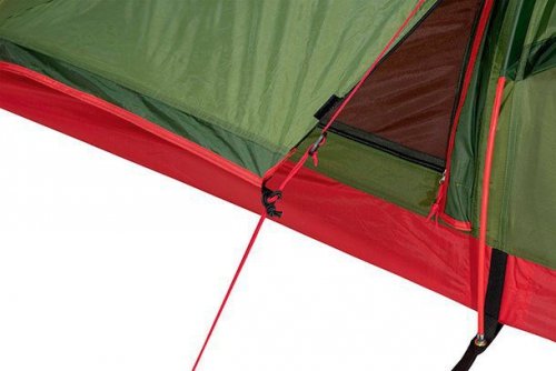 Namiot High Peak Siskin 2.0 LW zielono-czerwony 2-osobowy 10330