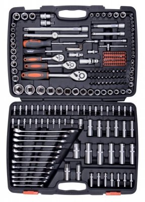 Zestaw kluczy 216el 1 1/2&quot;/3/8&quot;/1/4&quot;T58691 STHOR