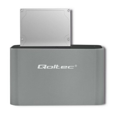 QOLTEC STACJA DOKUJĄCA HDD/SSD | 2.5&quot;/3.5&quot; SATA | USB 3.0