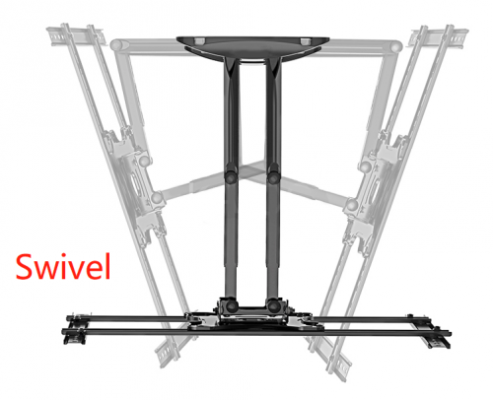 GEMBIRD UCHWYT ŚCIENNY REGULOWANY LCD 40&quot;-80&quot; VESA MAX 600 X 400MM, DO 50KG