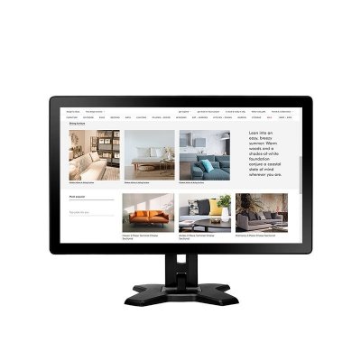 AG Neovo TX-2401 monitor komputerowy 60,5 cm (23.8&quot;) 1920 x 1080 px Full HD LED Ekran dotykowy Blad Czarny