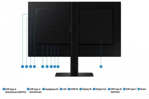 Samsung S60UD monitor komputerowy 61 cm (24&quot;) 2560 x 1440 px Quad HD LCD Czarny