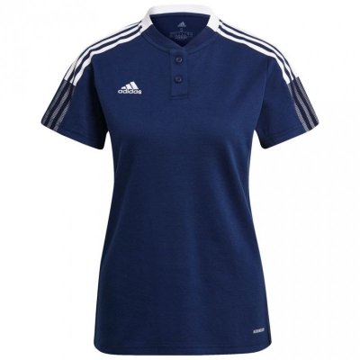 Koszulka damska adidas Tiro 21 Polo W granatowa GK9674 L