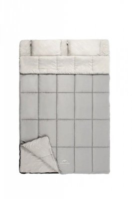 śpiwór double with pillow nh21msd05-grayish brown NATUREHIKE