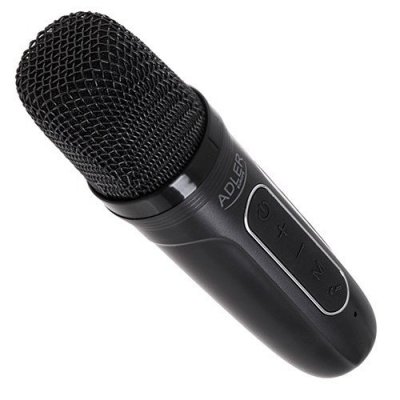 Adler AD 1199 black Głośnik do karaoke z mikrofonem - SD/USB/AUX/Bluetooth