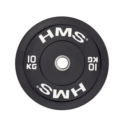 Talerz olimpijski Bumper 10 kg Czarny HMS BBR10