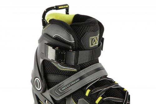ŁYŻWOROLKI NILS EXTREME NA9157 CZARNO-ZŁOTE  ROZM. 39