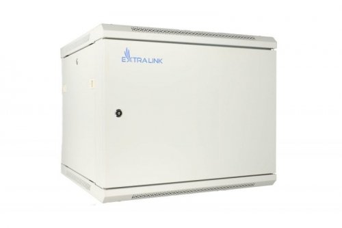 Extralink 9U 600x600 ASP Szara | Szafa rack | montowana na ścianie, drzwi blaszane pełne