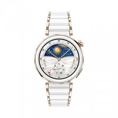 Huawei WATCH GT 5 Pro 42mm Jana-B29C | Inteligentny zegarek | GPS (satelitarny) | Dioda AMOLED | 1,32 cala | Ceramiczny biały