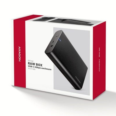 Axagon EE35-A6C obudowa do dysków twardych Obudowa HDD Czarny 3.5&quot;