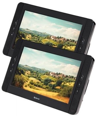 Przenośny odtwarzacz DVD Denver MTW-1098 z ekranami 2 x 10&quot;
