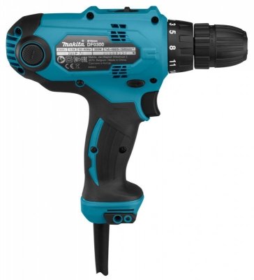 Makita DF0300 wiertło 1500 RPM Zamek centralny 1,2 kg Czarny, Niebieski