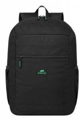 Rivacase Gremio plecak City backpack Czarny Poliester, Przetworzony politereftalan etylenu (rPET)