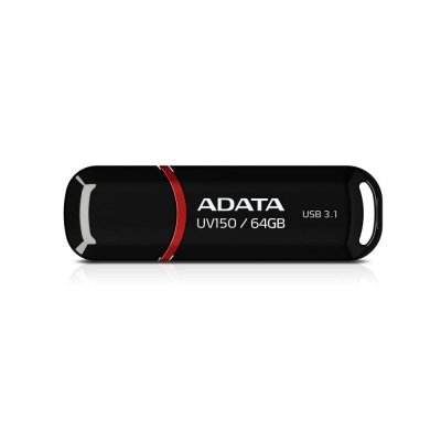 PAMIĘĆ USB USB3.1 64GB BLACK AUV150-64G-RBK ADATA