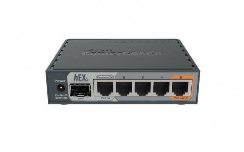 ROUTER SIECIOWY 10/100/1000M 5PORT HEX S RB760IGS MIKROTIK