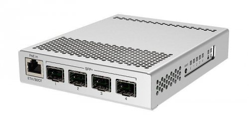 ROUTER / PRZEŁĄCZNIK SIECIOWY 4 SFP+ CRS305-1G-4S+IN MIKROTIK
