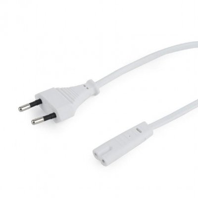 KABEL ZASILAJĄCY EU 1.8M WHITE PC-184/2-W GEMBIRD