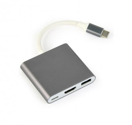 ADAPTER I / O USB-C TO HDMI/USB3 USB-C A-CM-HDMIF-02-SG GEMBIRD