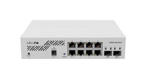 PRZEŁĄCZNIK SIECIOWY 8PORT 1000M 2SFP+ CSS610-8G-2S+IN MIKROTIK