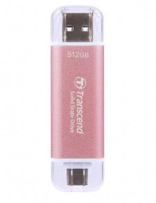 SSD USB3.0 512GB EXT. A/C/PINK TS512GESD310P TRANSCEND