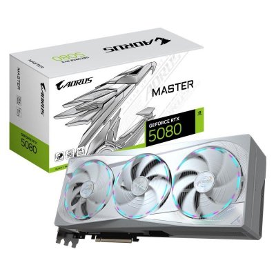 VGA PCIE16 RTX5080 16GB GDDR7/N5080AORUSM ICE-16GD GIGABYTE