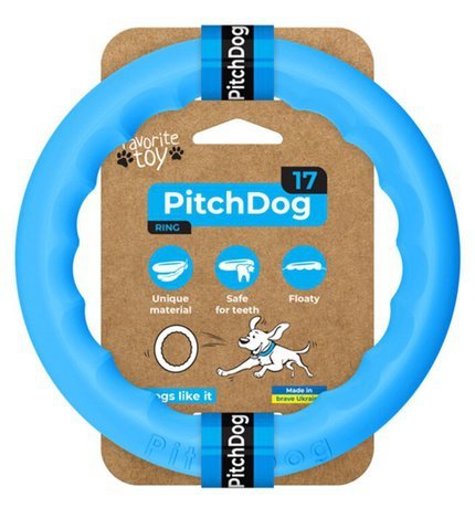 Collar PitchDog17 Pierścień do aportowania 17cm niebieski