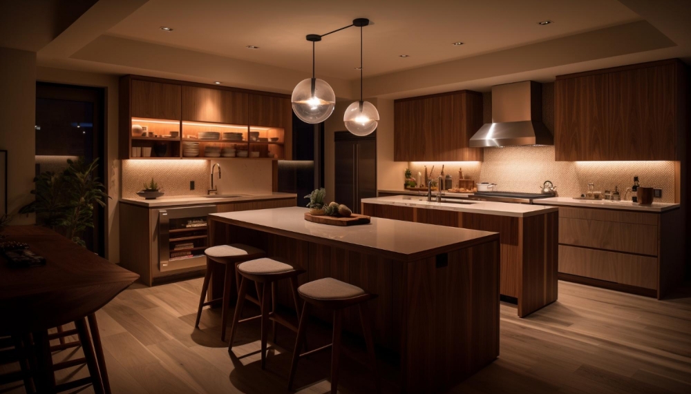 Jakie są najlepsze sposoby na projektowanie bezpiecznego oświetlenia w kuchni, aby uzyskać wystarczającą ilość światła?