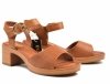 Sandały 41 JANA 28374 sandałki camel na obcasie