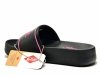 Klapki damskie 39 LEE COOPER 3530 czarne różowe