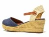 Sandały WRANGLER 39 BELA espadrylegranatowe na koturnie damskie beżowe