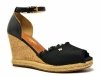Sandały WRANGLER 41 LORETTA espadryle czarne na koturnie damskie 