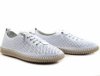 Półbuty sneakersy 36 skóra FILIPPO 6140 białe skórzane ażurowane