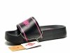Klapki damskie 37 LEE COOPER 3530 czarne różowe