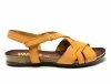 Sandały 41 skóra VERANO 674 camel skórzane płaskie