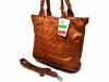 TOREBKA skóra vintage skórzana camel KEIRA brąz