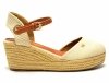 Sandały WRANGLER 40 BELA espadryle beżowe na koturnie