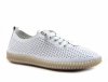 Półbuty sneakersy 40 skóra FILIPPO 6140 białe skórzane ażurowane