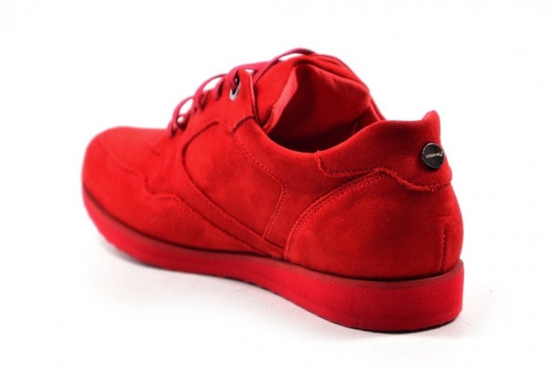 Półbuty 35 tenisówki OLEKSY 2681 skóra czerwone Hit