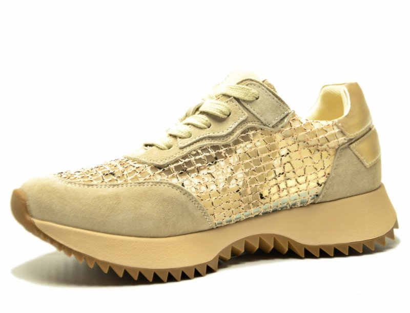 Półbuty sneakersy 38 skóra FILIPPO 7707 beżowe skórzane beż