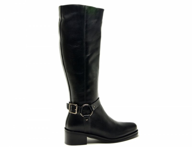 Kozaki 38 skóra czarne skórzane 852 damskie JORGE OLIVEIRA