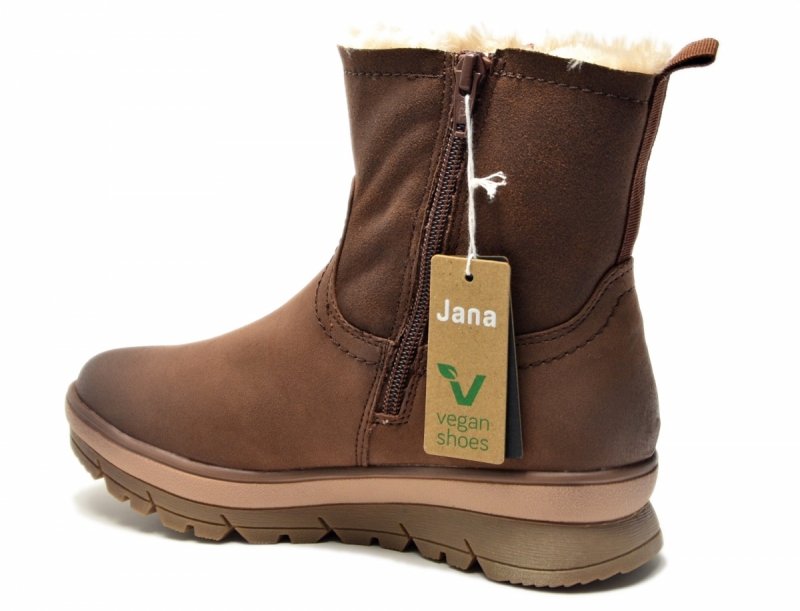Botki 39 JANA brązowe 26482 TEX śniegowce